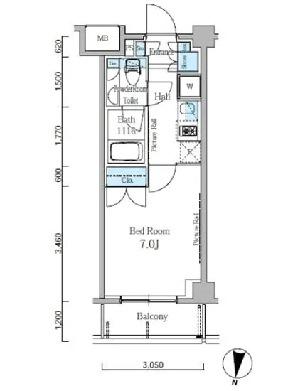 パークスフィア中野富士見町 212