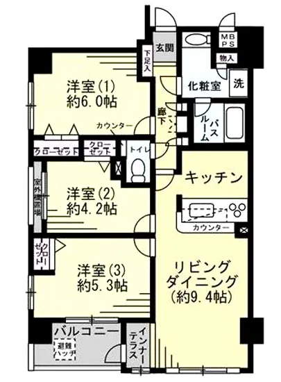 ライオンズマンション麻布十番南 601