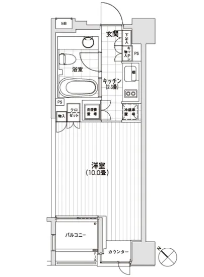 カスタリア銀座 202