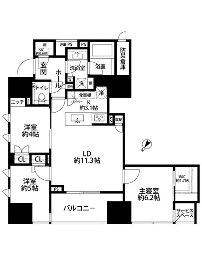 パークホームズ日本橋人形町ザレジデンス 401