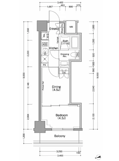 ザ・パークハビオSOHO祐天寺 504