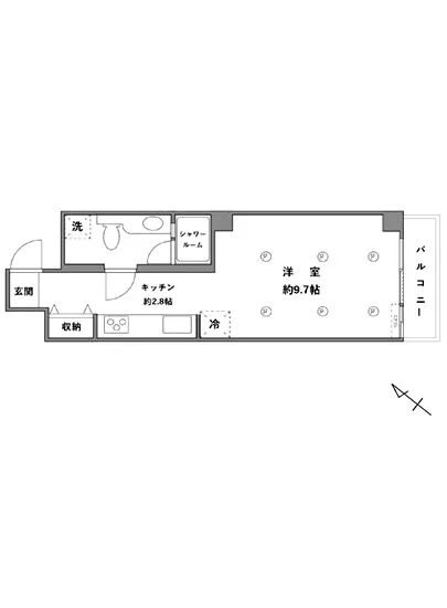 秀和青南レジデンス 5F