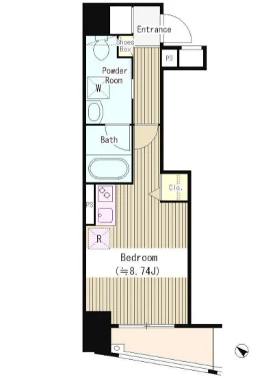 アクアアンビシャス八丁堀 201