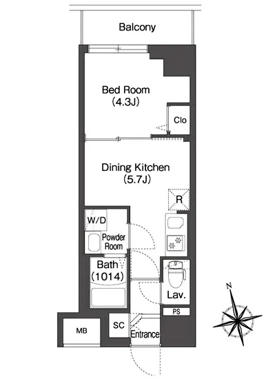 コンフォリア・リヴ品川南大井 704