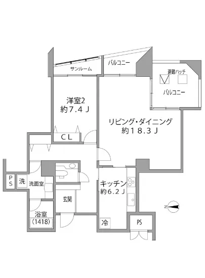 芝浦クリスタル品川レジデンス 1902