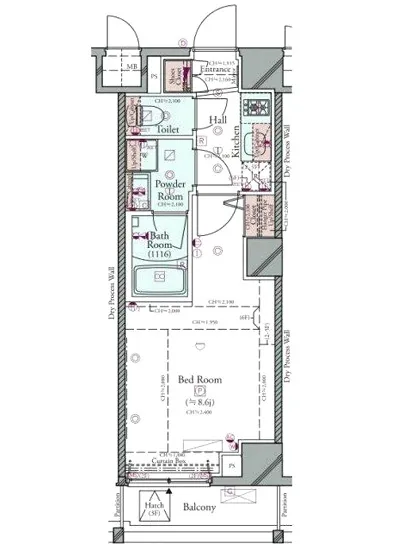 コンシェリア門前仲町アクアヴェール 402