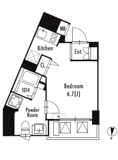 グランパセオ東新宿 501