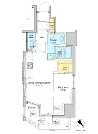 プラウドフラット文京千駄木 1001