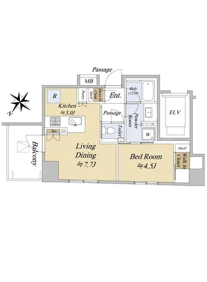 ヴィークコート人形町 6F