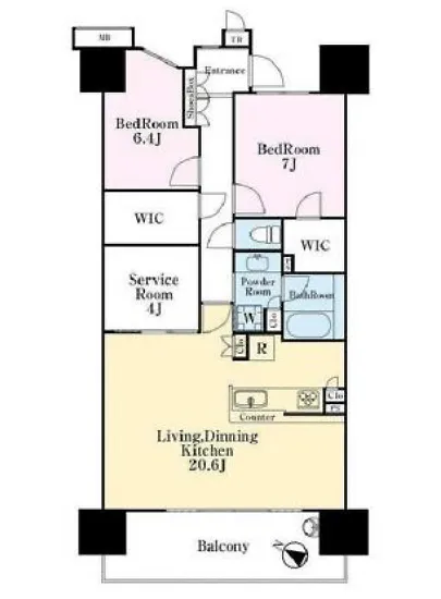 東京フロントコート 20F