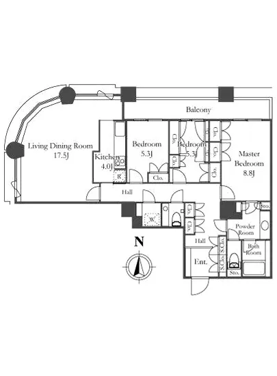 スカイライトタワー 17F