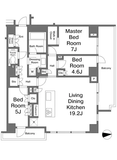 パークコート白金長者丸 6F