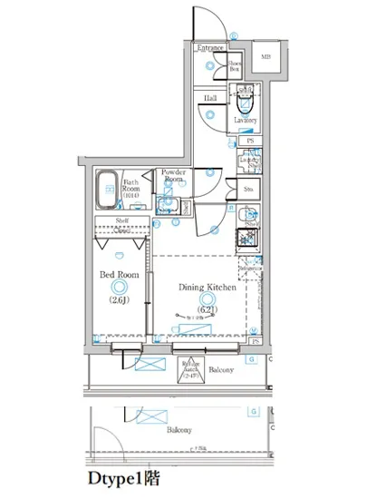 ラフィスタ品川戸越 102