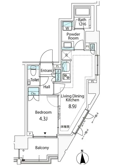 リビオレゾン三田 2F
