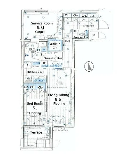 ザ・レジデンシャル北青山 304