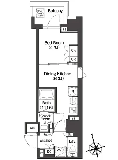 ミリアレジデンス浅草駒形 203