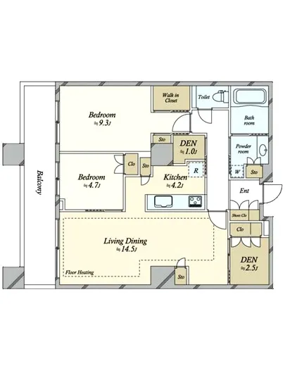 ブリリアタワー東京 12F