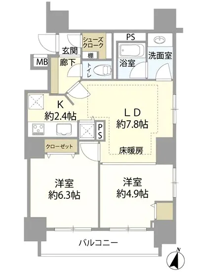 グランスイートTOKYOマークス 4F