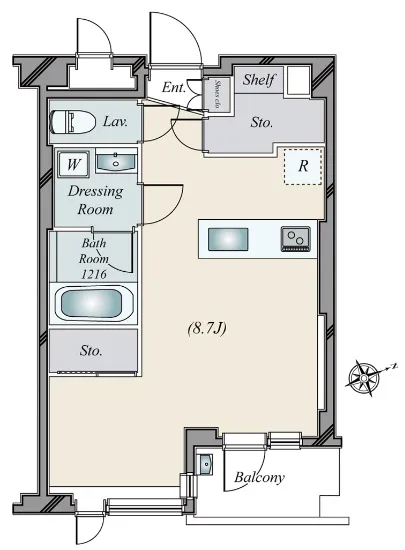 朝日マンション赤坂南部坂 406