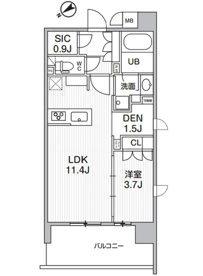 シーズンフラッツ上野入谷 401
