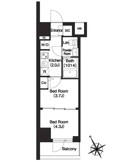 コンフォリア・リヴ根岸二丁目 808