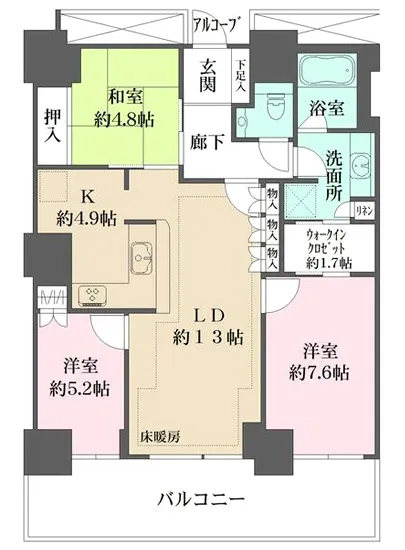 Wコンフォートタワーズイースト 1503