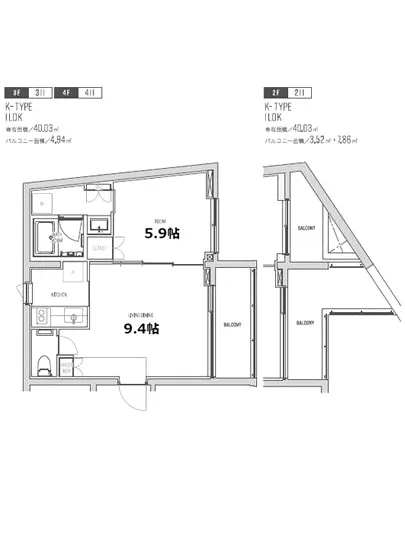 エスセナーリオ赤坂 W-411