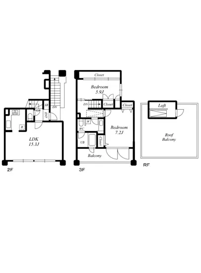 オープンレジデンス中目黒諏訪山 201