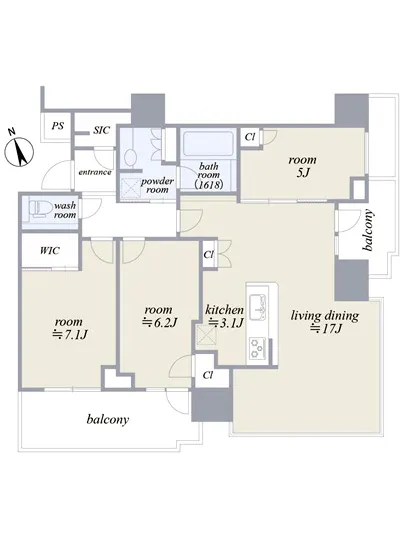 プラウドタワー芝浦 2708