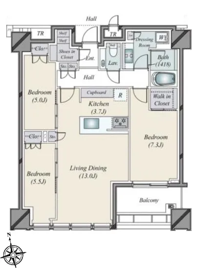 白金ザ・スカイ E-17F
