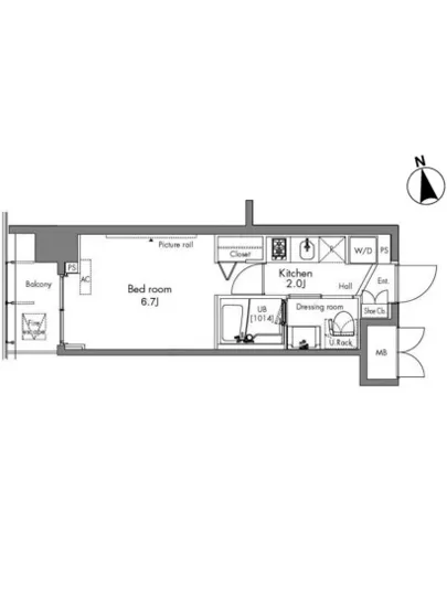 プラウドフラット隅田リバーサイド 311