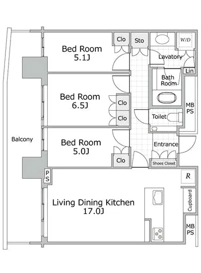 パークコート赤坂檜町ザ タワー 33F