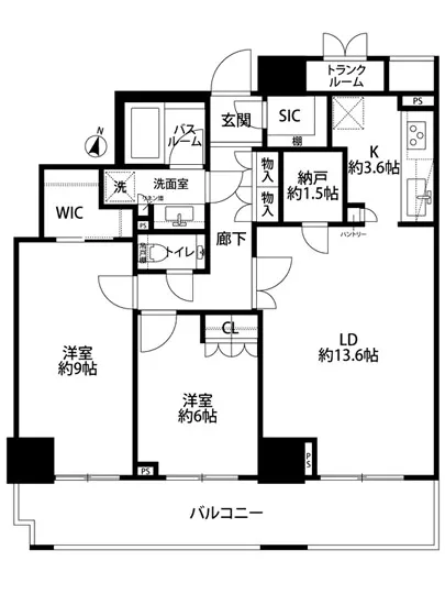 ザ・ライオンズ上野の森 306