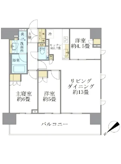 バンベールルフォン辰巳 12F