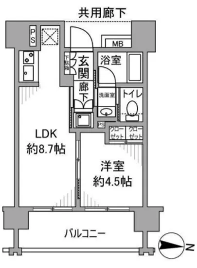 パークホームズ四谷三丁目アーバンレジデンス 1F