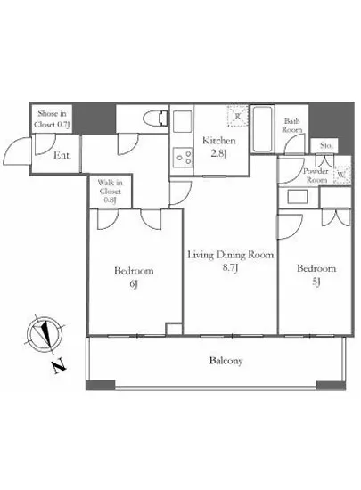 クレストプライムタワー芝 2514