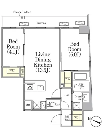 アジールコート三軒茶屋 801