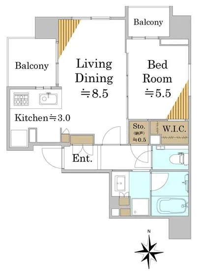 ミリアレジデンス中野坂上 403