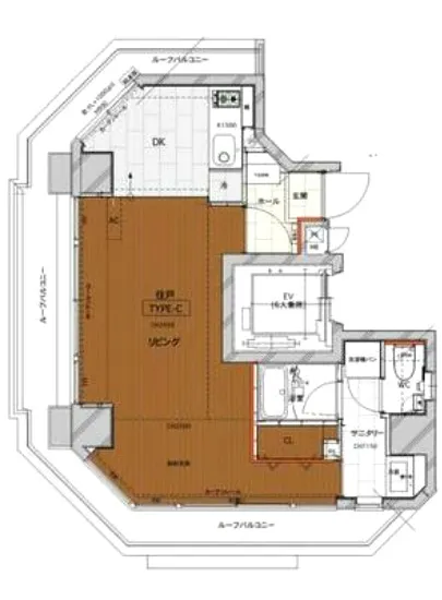 ル・グラシエルレゼール御成門 1101