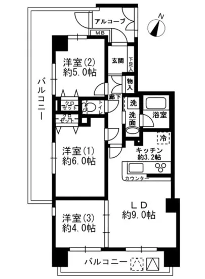 レジディア根岸 801