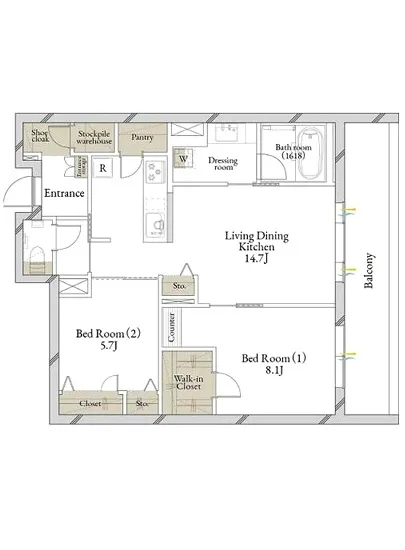ブルームステージ深沢 205