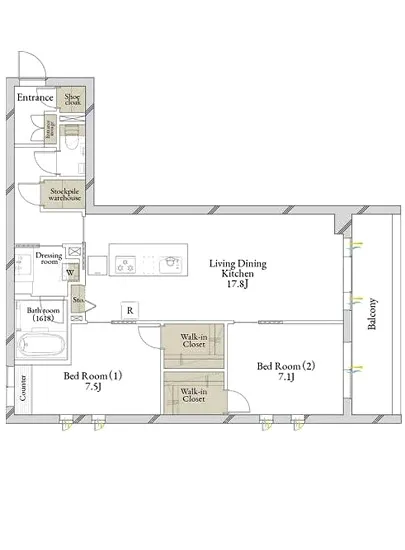 ブルームステージ深沢 206
