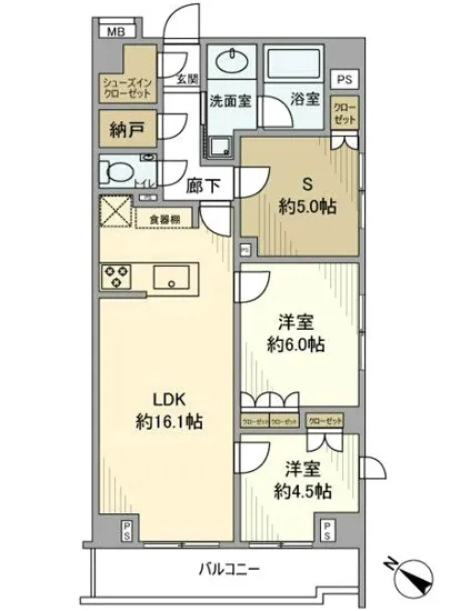 オープンレジデンシア谷中 3F