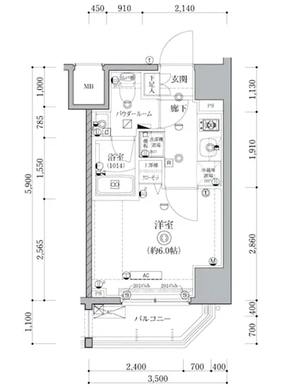 クオリタス南大井 1008