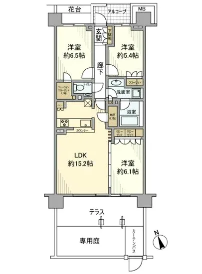 クラッシィハウス目黒洗足 103