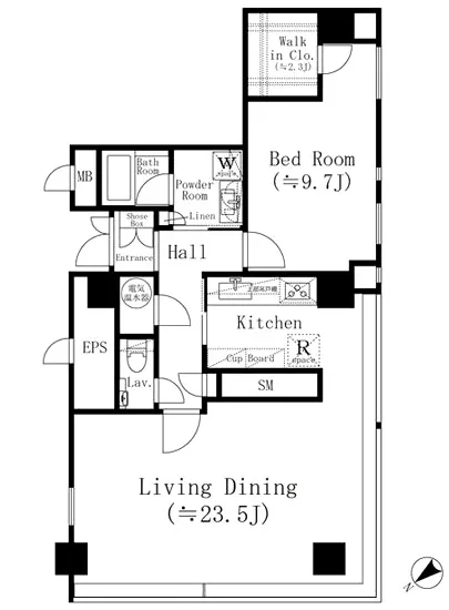 西新橋アルファレジデンス 1405