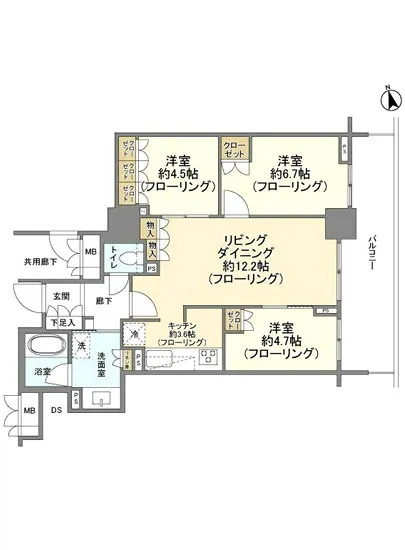 テラス東陽町ネクスタワー 801