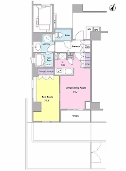 コスモリード市ヶ谷払方町 201