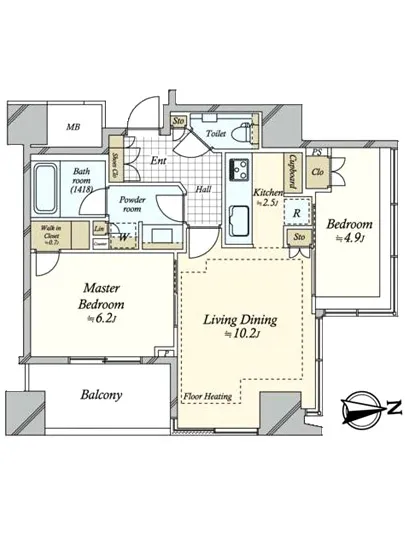 パークタワー芝公園 6F