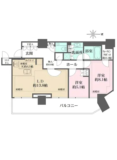 ザ・コート神宮外苑 1213